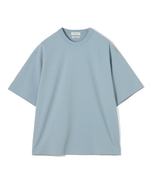 接触冷感・吸水速乾】コットンポリエステルポンチ クルーネックTシャツ