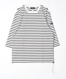 2 COLOR STRIPPED 3/4 TEE