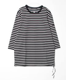 2 COLOR STRIPPED 3/4 TEE