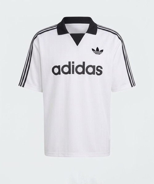 adidas Originals(アディダスオリジナルス)の「adidas originals / アディダス オリジナルス COLLARED GOALIE(Tシャツ/カットソー・メンズ・ブルー/ピンク/ホワイト・MEDIUM/LARGE)」の1枚目の写真