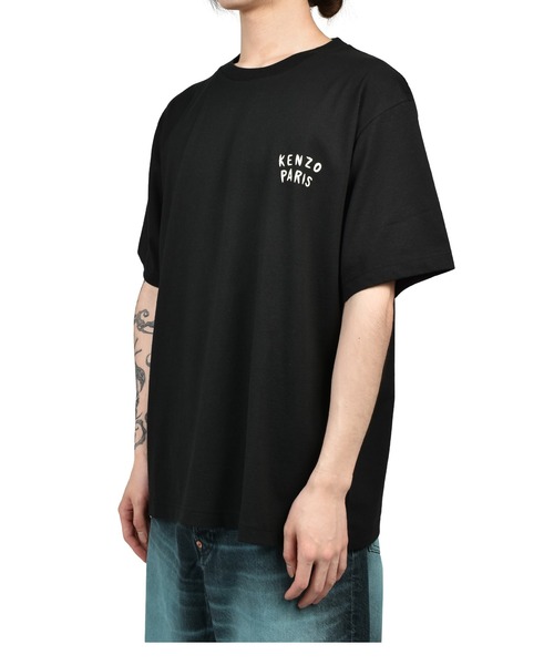 NUBIAN(ヌビアン)の「GOTS KENZO BOKE HEART OVERSIZE T-SHIRT(Tシャツ/カットソー・メンズ・ブラック・LARGE/SMALL/X-LARGE)」の4枚目の写真