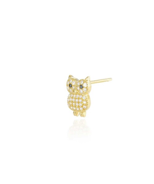 THE TOKYO(ザトウキョウ)の「【Bijou de M/ビジュードエム】Owl Earring/イヤリング(イヤリング・レディース・ゴールド・FREE)」の3枚目の写真
