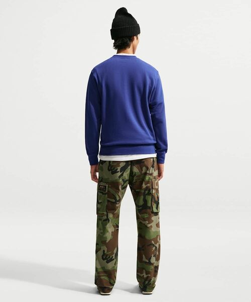 NIKE(ナイキ)の「ナイキ クラブ メンズ フレンチ テリー クルー / Nike Club Men's French Terry Crew FN3889-455 Deep Royal Blue(スウェット・メンズ・ロイヤルブルー・XL/M/2XL/L/S)」の5枚目の写真