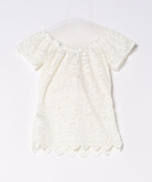 Ritzy(リッツィー)の「2wayオフショルダー フロントリボン 総レース トップス(Tシャツ/カットソー・レディース・ブラック/ホワイト・FREE)」の13枚目の写真