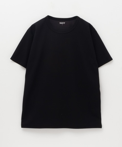 NAVY(ネイビー)の「【NAVY/ネイビー】速乾性能・抗菌防臭加工 倍速ドライ ジョーゼットTシャツ メンズ(Tシャツ/カットソー・メンズ・ブラック/ブルー/チャコールグレー/オフホワイト・M/S/XL)」の3枚目の写真
