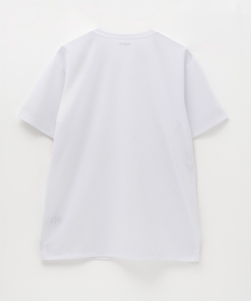 NAVY(ネイビー)の「【NAVY/ネイビー】速乾性能・抗菌防臭加工 倍速ドライ ジョーゼットTシャツ メンズ(Tシャツ/カットソー・メンズ・ブラック/ブルー/チャコールグレー/オフホワイト・M/S/XL)」の10枚目の写真