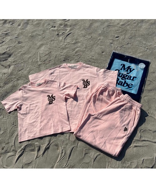 My sugar Babe(マイシュガーベイブ)の「msb pack set up(Tシャツ/カットソー・メンズ・アイボリー/ダークブラウン/ピンク/その他・MEDIUM/LARGE)」の3枚目の写真