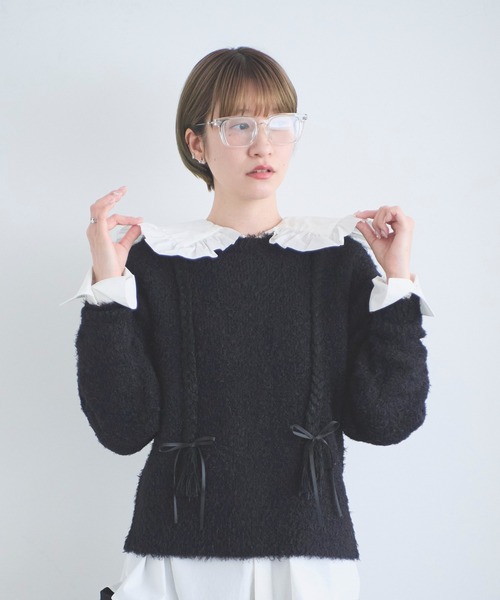 今年も人気☆l'atelier du savon さくらんぼレース ボレロのみ l'atelier du savon｜アトリエ ドゥ サボンのカーディガン/ボレロ通販
