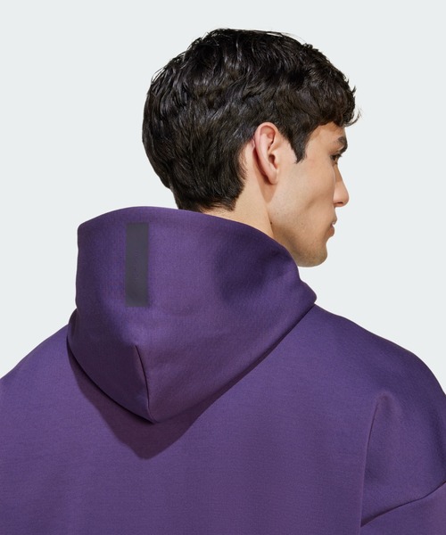 adidas(アディダス)の「Z.N.E. フルジップ フード付きトラックジャケット / アディダス adidas(パーカー・メンズ・バイオレット・SMALL/X-LARGE/LARGE/MEDIUM/XX-LARGE/3XL)」の8枚目の写真