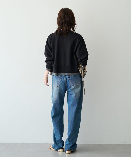YECCA VECCA(イェッカヴェッカ)の「2wayレイヤードクルーネックカーディガン(カーディガン/ボレロ・レディース・ブラウン/チャコールグレー/ブラック・FREE)」の5枚目の写真