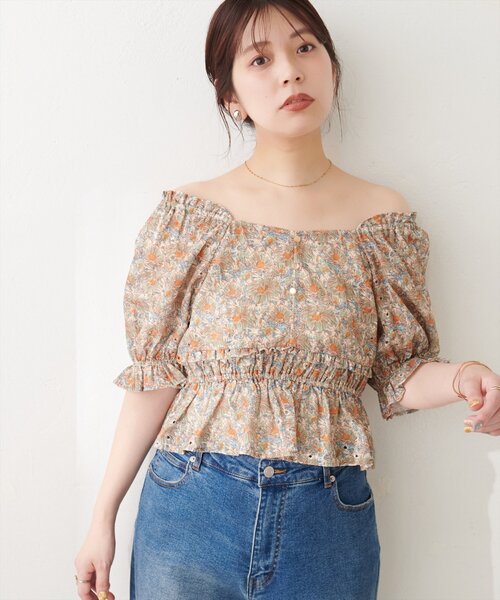 natural couture(ナチュラルクチュール)の「ウエストシャーリングブラウス(シャツ/ブラウス・レディース・その他1/その他4/その他3/その他2・FREE)」の15枚目の写真
