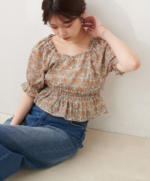 natural couture(ナチュラルクチュール)の「ウエストシャーリングブラウス(シャツ/ブラウス・レディース・その他1/その他4/その他3/その他2・FREE)」の17枚目の写真