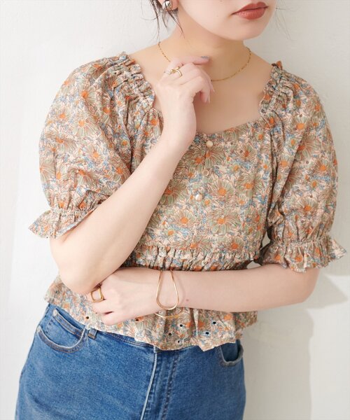 natural couture(ナチュラルクチュール)の「ウエストシャーリングブラウス(シャツ/ブラウス・レディース・その他1/その他4/その他3/その他2・FREE)」の18枚目の写真