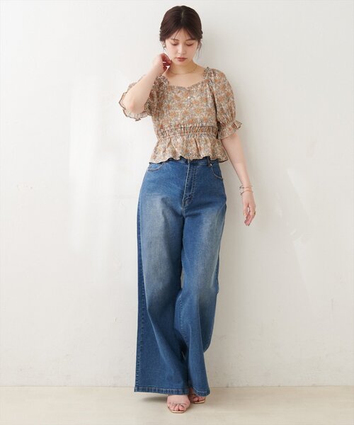 natural couture(ナチュラルクチュール)の「ウエストシャーリングブラウス(シャツ/ブラウス・レディース・その他1/その他4/その他3/その他2・FREE)」の20枚目の写真