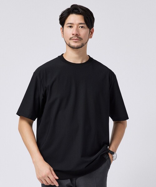 TAKEO KIKUCHI(タケオキクチ)の「【通気性】AIR TOOL LIGHT Tシャツ(Tシャツ/カットソー・メンズ・ブラック/ネイビー/ブラウン系その他・03/02/04)」の12枚目の写真
