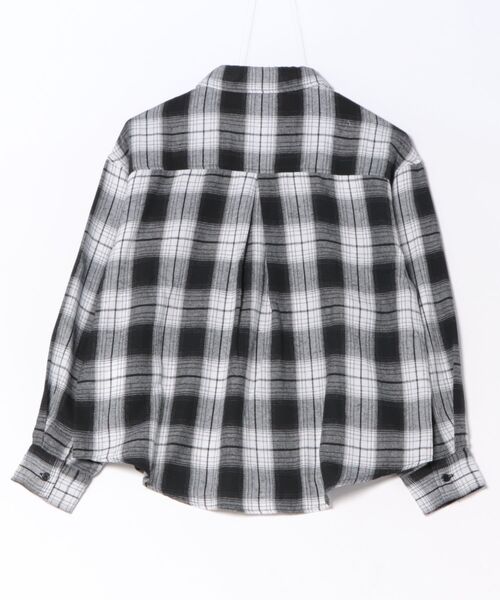 coca(coca)(コカ)の「ユース 3wayチェックシャツ(シャツ/ブラウス・レディース・ブラック/ブラウン・L/M/S)」の21枚目の写真