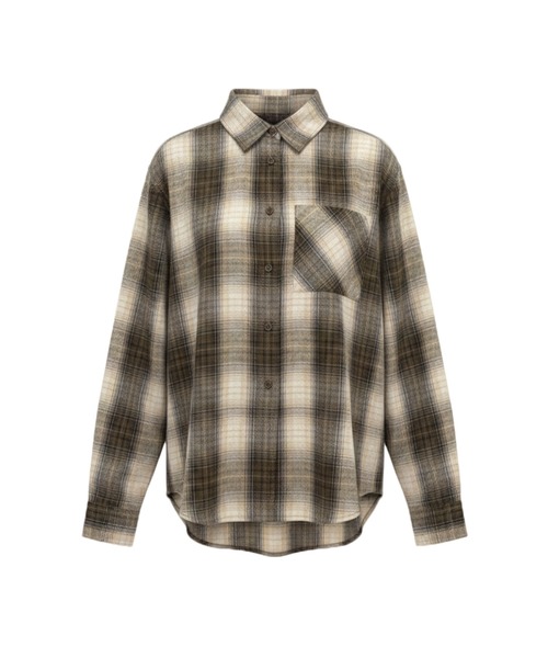 coca(coca)(コカ)の「ユース 3wayチェックシャツ(シャツ/ブラウス・レディース・ブラック/ブラウン・L/M/S)」の20枚目の写真
