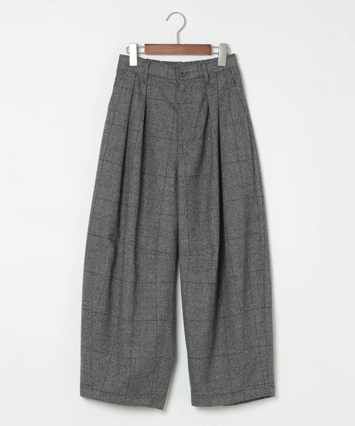 niko and...（ニコアンド）の「[MODE NORM CORE] 2タックコクーンチェックパンツ（その他パンツ・レディース・グレー/ネイビー/ブラウン・MEDIUM/LARGE）」の15枚目の写真