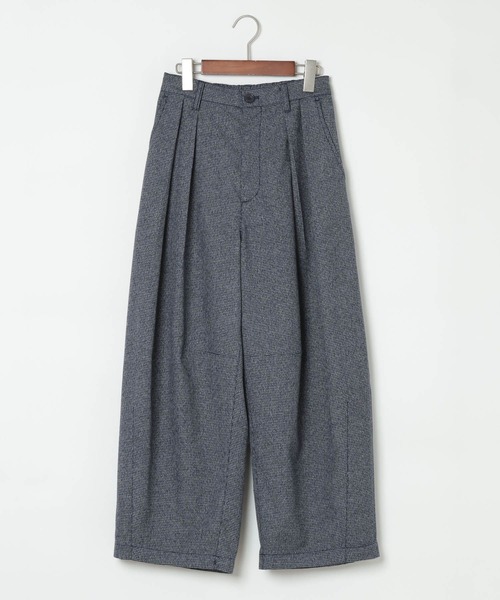 niko and...（ニコアンド）の「[MODE NORM CORE] 2タックコクーンチェックパンツ（その他パンツ・レディース・グレー/ネイビー/ブラウン・MEDIUM/LARGE）」の17枚目の写真