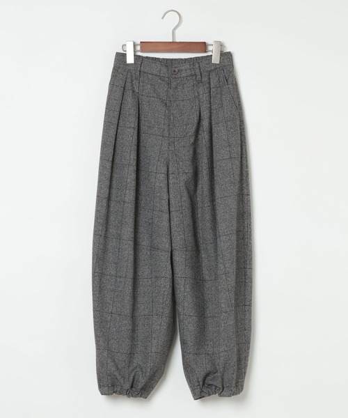 niko and...（ニコアンド）の「[MODE NORM CORE] 2タックコクーンチェックパンツ（その他パンツ・レディース・グレー/ネイビー/ブラウン・MEDIUM/LARGE）」の18枚目の写真