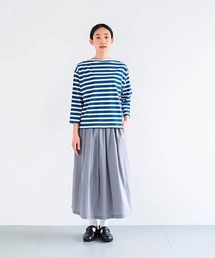 D（ディー）の「コットンタックギャザースカート【ハケメ】（スカート）」