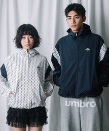 ALAND（エーランド）の「【UNISEX】ALAND×UMBRO/ドット切り替えナイロンブルゾン（ナイロンジャケット）」