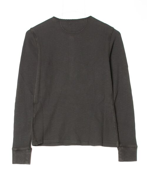 RRL(ダブル アール エル)の「ストレッチ ワッフルニット ヘンリーネック シャツ(Tシャツ/カットソー・レディース・ブラウン・3/2/1/4)」の9枚目の写真