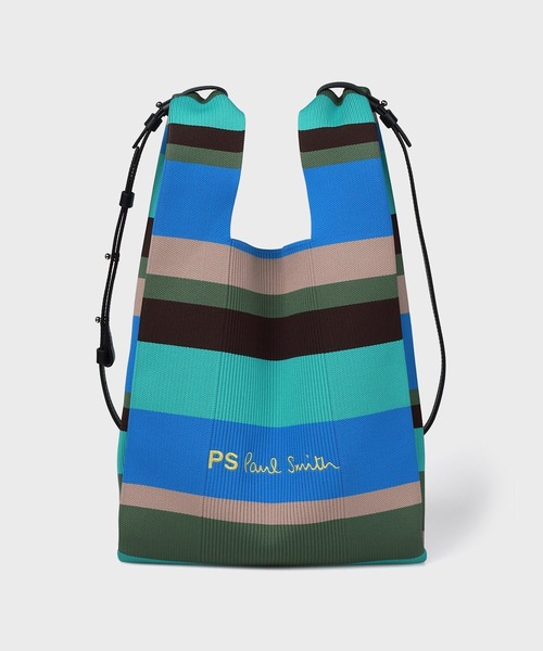 Paul Smith　 シグネチャーストライプトライアングルトートバッグ Paul Smith（ポールスミス）の「シグネチャーストライプトライアングル