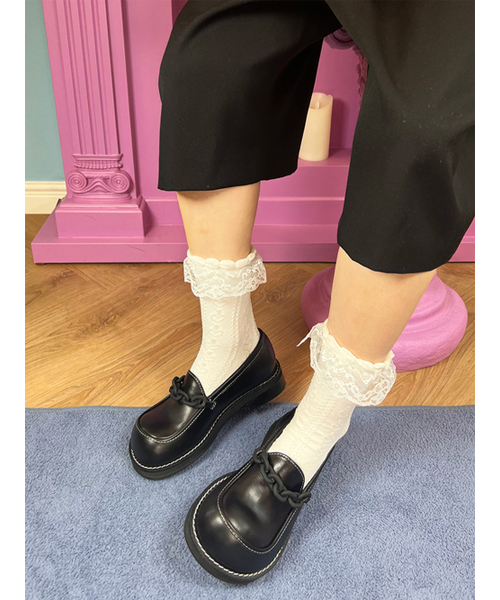 hippu（ヒプ）の「Chain Loafer Women [Black]（ローファー・レディース・その他・23.5cm/24cm/24.5cm/25cm/25.5cm/22cm/22.5cm/23cm）」の4枚目の写真