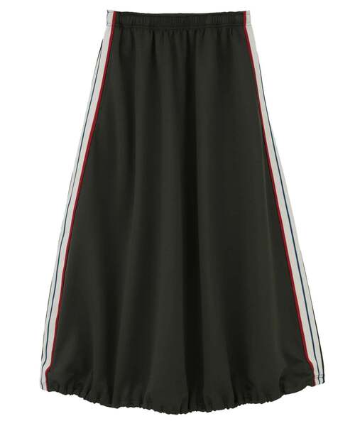 CONVERSE TOKYO(コンバーストウキョウ)の「SIDE LINE BALLOON SKIRT(スカート・レディース・ブラック/チャコールグレー/ライトグレー/カーキ・FREE)」の4枚目の写真