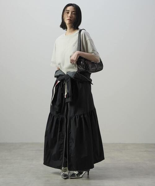 CONVERSE TOKYO(コンバーストウキョウ)の「SIDE LINE BALLOON SKIRT(スカート・レディース・ブラック/チャコールグレー/ライトグレー/カーキ・FREE)」の16枚目の写真