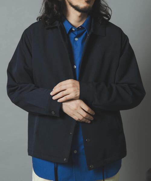 ITEMS URBANRESEARCH(アイテムズ アーバンリサーチ)の「『イージーケア/UVカット/セットアップ対応』EVERY DAY TRコーチジャケット(その他アウター・メンズ・ダークグレー/ネイビー/ブラック/ベージュ系その他・MEDIUM/LARGE)」の4枚目の写真