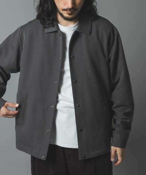 ITEMS URBANRESEARCH(アイテムズ アーバンリサーチ)の「『イージーケア/UVカット/セットアップ対応』EVERY DAY TRコーチジャケット(その他アウター・メンズ・ダークグレー/ネイビー/ブラック/ベージュ系その他・MEDIUM/LARGE)」の2枚目の写真