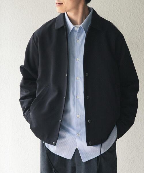 ITEMS URBANRESEARCH(アイテムズ アーバンリサーチ)の「『イージーケア/UVカット/セットアップ対応』EVERY DAY TRコーチジャケット(その他アウター・メンズ・ダークグレー/ネイビー/ブラック/ベージュ系その他・MEDIUM/LARGE)」の1枚目の写真
