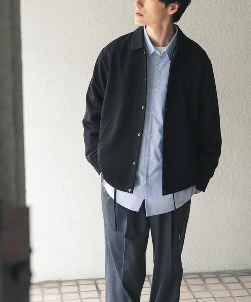 ITEMS URBANRESEARCH(アイテムズ アーバンリサーチ)の「『イージーケア/UVカット/セットアップ対応』EVERY DAY TRコーチジャケット(その他アウター・メンズ・ダークグレー/ネイビー/ブラック/ベージュ系その他・MEDIUM/LARGE)」の20枚目の写真