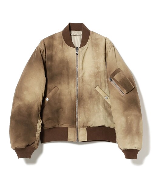 FUTURE ARCHIVE(フューチャーアーカイブ)の「FUTURE ARCHIVE / FADE NYLON MA-1(ブルゾン・メンズ・ブラウン/オリーブ/グレー・MEDIUM/SMALL/LARGE)」の2枚目の写真