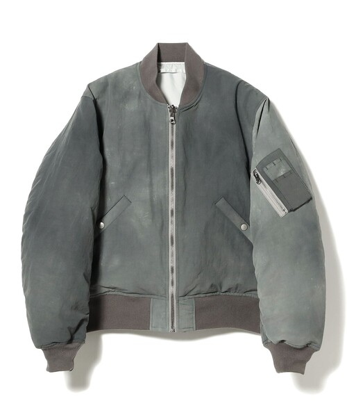 FUTURE ARCHIVE(フューチャーアーカイブ)の「FUTURE ARCHIVE / FADE NYLON MA-1(ブルゾン・メンズ・ブラウン/オリーブ/グレー・MEDIUM/SMALL/LARGE)」の7枚目の写真