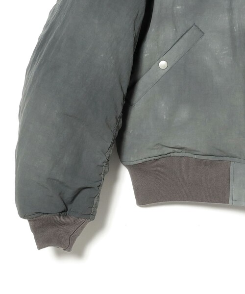 FUTURE ARCHIVE(フューチャーアーカイブ)の「FUTURE ARCHIVE / FADE NYLON MA-1(ブルゾン・メンズ・ブラウン/オリーブ/グレー・MEDIUM/SMALL/LARGE)」の6枚目の写真