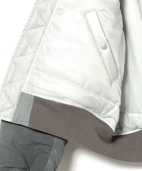 FUTURE ARCHIVE(フューチャーアーカイブ)の「FUTURE ARCHIVE / FADE NYLON MA-1(ブルゾン・メンズ・ブラウン/オリーブ/グレー・MEDIUM/SMALL/LARGE)」の4枚目の写真