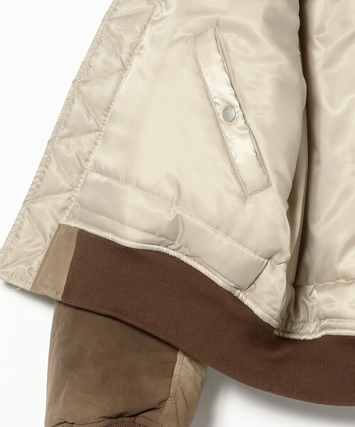 FUTURE ARCHIVE(フューチャーアーカイブ)の「FUTURE ARCHIVE / FADE NYLON MA-1(ブルゾン・メンズ・ブラウン/オリーブ/グレー・MEDIUM/SMALL/LARGE)」の14枚目の写真