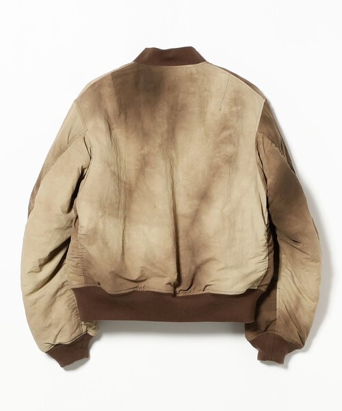 FUTURE ARCHIVE(フューチャーアーカイブ)の「FUTURE ARCHIVE / FADE NYLON MA-1(ブルゾン・メンズ・ブラウン/オリーブ/グレー・MEDIUM/SMALL/LARGE)」の15枚目の写真