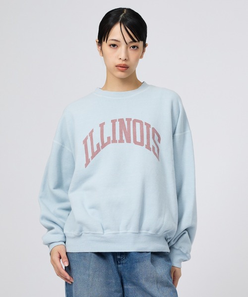 REMI RELIEF(レミレリーフ)の「【REMI RELIEF/レミレリーフ】SP加工起毛裏毛クルー(ILLINOIS)/SP加工/スウェット/カットソー(スウェット・レディース・ライトブルー/アイボリー・フリー)」の6枚目の写真