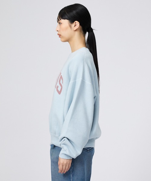 REMI RELIEF(レミレリーフ)の「【REMI RELIEF/レミレリーフ】SP加工起毛裏毛クルー(ILLINOIS)/SP加工/スウェット/カットソー(スウェット・レディース・ライトブルー/アイボリー・フリー)」の8枚目の写真