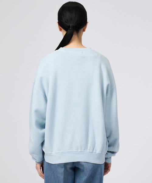 REMI RELIEF(レミレリーフ)の「【REMI RELIEF/レミレリーフ】SP加工起毛裏毛クルー(ILLINOIS)/SP加工/スウェット/カットソー(スウェット・レディース・ライトブルー/アイボリー・フリー)」の9枚目の写真
