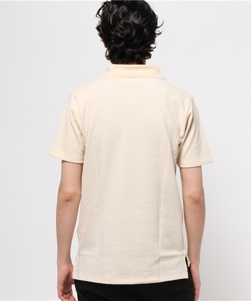 Snow Peak（スノーピーク）の「オーガニック ポロシャツ （ユニセックス）（ポロシャツ・メンズ・ナチュラル/グレー/ブラウン・1/LARGE/SMALL/MEDIUM/X-LARGE/2）」の8枚目の写真