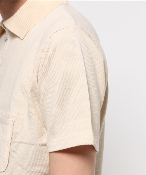 Snow Peak（スノーピーク）の「オーガニック ポロシャツ （ユニセックス）（ポロシャツ・メンズ・ナチュラル/グレー/ブラウン・1/LARGE/SMALL/MEDIUM/X-LARGE/2）」の10枚目の写真