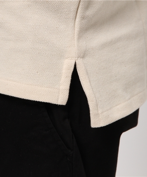 Snow Peak（スノーピーク）の「オーガニック ポロシャツ （ユニセックス）（ポロシャツ・メンズ・ナチュラル/グレー/ブラウン・1/LARGE/SMALL/MEDIUM/X-LARGE/2）」の12枚目の写真