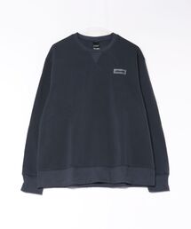 【SIDEWA YSTANCE】フィーチャーロゴ シリコンワッペン 裏起毛トレーナー