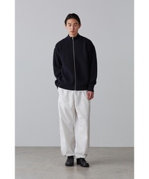 Ｙ / ORGANIC COTTON / RECYCLE POLYESTER TWILL EASY TROUSERS