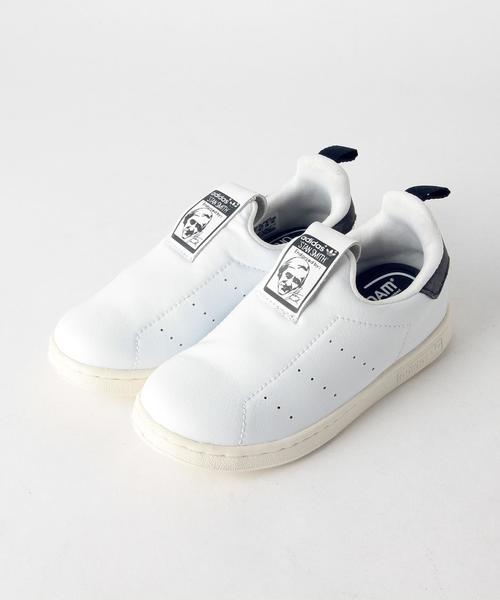 green label relaxing（グリーンレーベルリラクシング）の「「WEB限定」STANSMITH 360I　14cm-16cm◆（スリッポン・キッズ・ネイビー/ケリー/ピンク・14cm/15cm/16cm）」の3枚目の写真